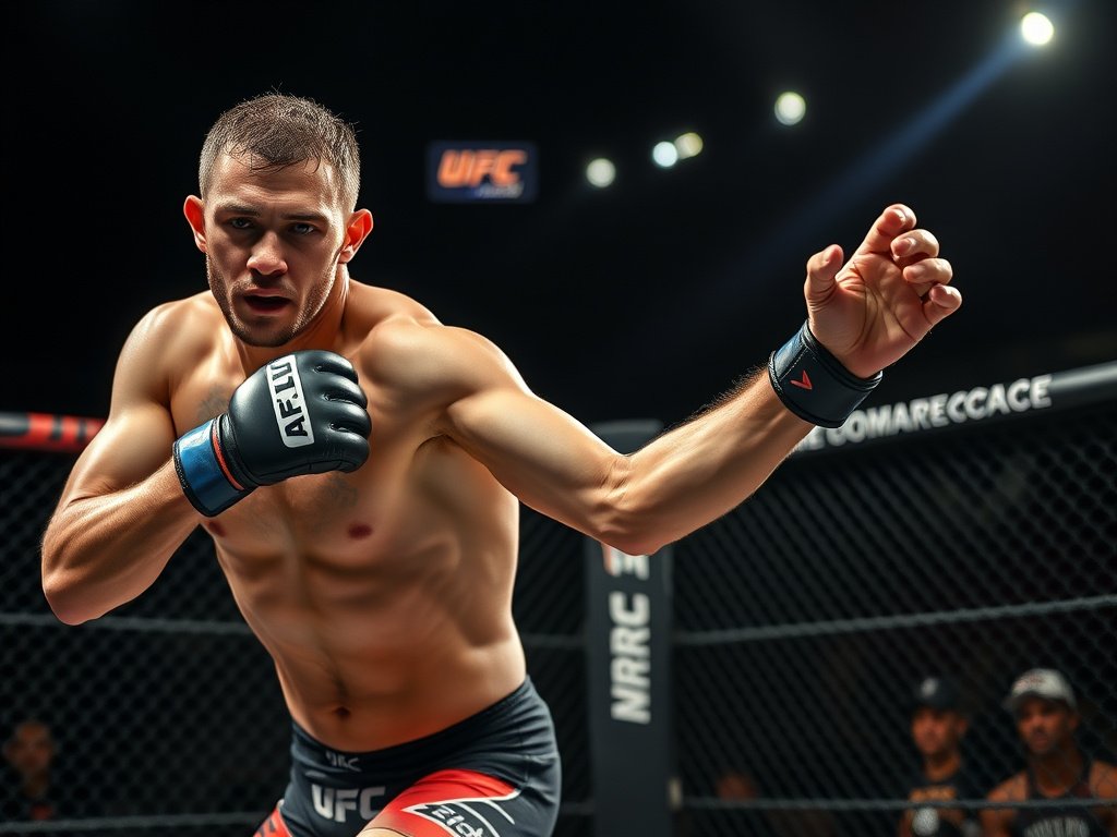 UFC fight night on TV